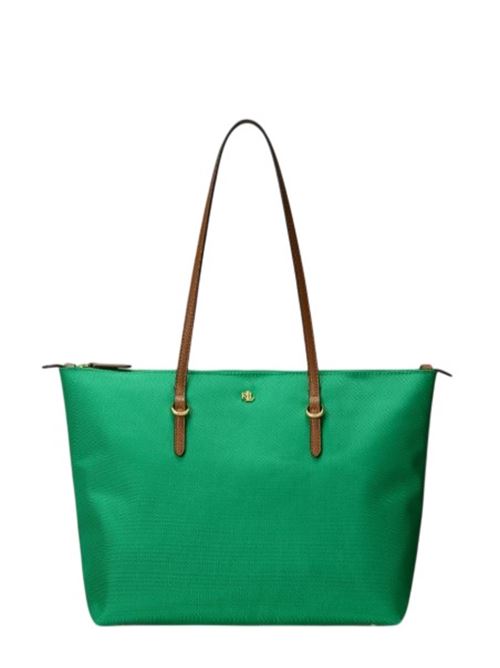 keaton 26-tote-medium LAUREN RALPH LAUREN | KEATON 26.VERDE TOPAZIO